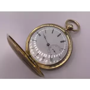 Breitling Laederich Men's 18k Gold Pocket Watch no. 315320